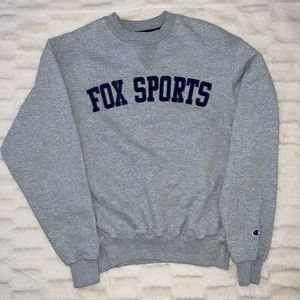 Fox Sports Gray Champion Crewneck